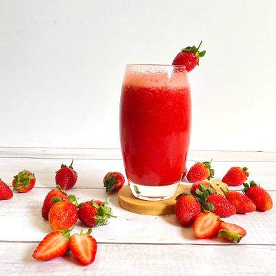 عصير فراولة